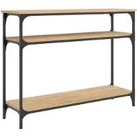 vidaXL Konsolbord, Sonoma Ek, 100X29X75 Cm