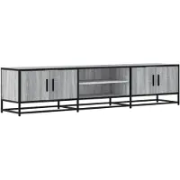 vidaXL Tv-bänk grå sonoma 180x35x41 cm konstruerat trä