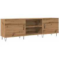 vidaXL Tv-bänk artisan ek 150x30x50 cm konstruerat trä
