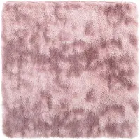 vidaXL Ryamatta med lång lugg NAVARRA dammig rosa 160x160 cm polyester
