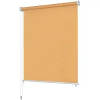 vidaXL Rullgardin utomhus 400x230 cm beige