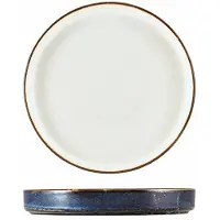 Genware Terra Aqua Blå Tvåfärgad Presentationstallrik 26cm