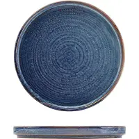 Genware Terra Aqua Blå Lav Præsentationstallerken 18cm