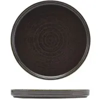 Genware Cinder Sort Præsentations Tallerken Lav 21cm - Terra