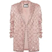 Philipp Plein Kavaj Boyfriend Fit Plein Paljetter