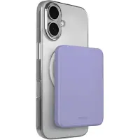Puro 4200 mAh ultratunn MagSafe-kompatibel USB-C-powerbank – Lila