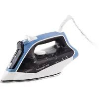Rowenta EFFECTIVE 2, Torr & Ångstrykjärn, Stryksula i rostfritt stål, Svart, Blå, Vit, Sida, Spets, 122 mm, 286 mm