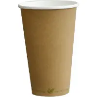 MultiLine Biologiskt Nedbrytbar Kaffebägare Brun