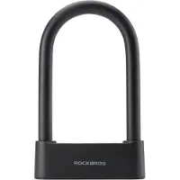 RockBros 32210818001 SMART Cykellås med fingeravtrycksläsare och Bluetooth-anslutning - Svart