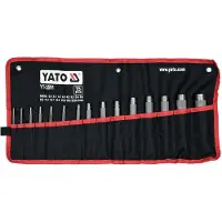 YATO Håltagare för läder YT-3591; 2-22 mm; 15 st.