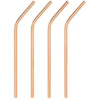Barprofessional Metallsugrör 6mm - 4 St - Koppar
