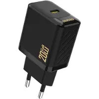 Dudao A26EU adapter 20W GaN 1xUSB-C svart