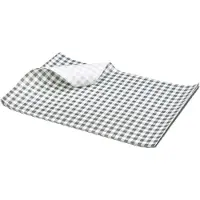 Genware Fettåligt Papper Rutigt Svart 25 x 20 Cm - 1000 St.