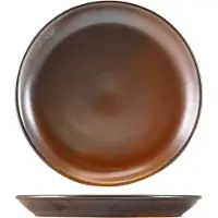 Genware Terra Porcelain Rustic Koppar Coupe-tallrik 24 Cm