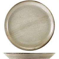 Genware Terra Porcelain Grey Coupe Tallrik 27,5 Cm