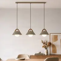Luminex Hänglampa Funda , dimbar, Creme / bärnsten, Vardagsrum / matsal, Metall, Skandinavisk, Pendellampa
