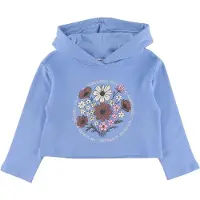 Name it Hoodie - NkfViala - Provence/Blommor - - 9-10 år (134-140) - Hoodie