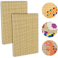 Masterkidz kreativ STEM-tavla - 2-pack + monteringsplatta 120x80 cm