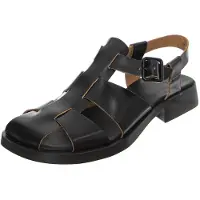 Camper för kvinnor. K201489-001 Dana sandaler i läder svart (40), Hud, 1 till 3 cm, Spänne, Casual