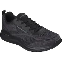SKECHERS Track Pohlter Textil Herrskor Svarta