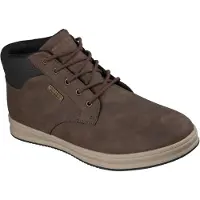 SKECHERS för män. 211461 Waterproof sneakers: Palmiro - Wallace brun (46), Karta, Nyckelband, Casual