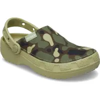 Crocs Classic Crafted Camo Textilblandning Herrsandal Tac Green