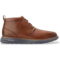 Cole Haan för män. C38686 Grand Remastered boots i äkta läder, brun (42), Hud, Karta, Nyckelband, Casual