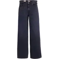 Levi's för kvinnor. 0073B-0000 Jeans Lightweight Med Vida Ben marinblå (30/31), Casual, Bomull, Denim, Marino