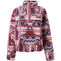 Columbia Helvetia II Printed Cropped Half Snap Half-Zip Fleecetröja antique mauve/ geomix, S