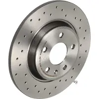 Brembo Bromsskiva 08A7591X bak, perforerad, perforerad, full, 1 Stycke
