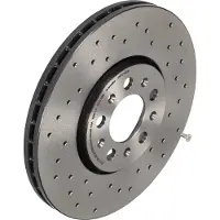 Brembo Bromsskiva 0970102X fram, perforerad, ventilerad, perforerad, 1 Stycke