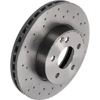 Brembo Bromsskiva 09A61351 fram, ventilerad, höggradigt förkolnad, 1 Stycke