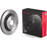 Brembo Bromsskiva 09D98111 fram, ventilerad, höggradigt förkolnad, 1 Stycke