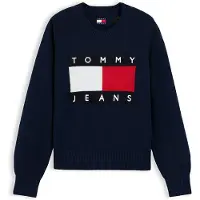 Tommy Hilfiger Tommy Jeans Tommy Flag Relaxed Crew Neck Jumper