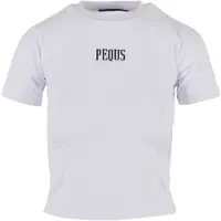 PEQUS T-shirt 'A Paradise Beach Club' pastellrosa / svart / vit