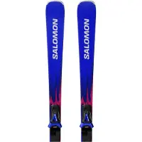 Salomon - Skidpaket (skidor + bindning) - Equipe SL 10 + MI12 GW 2027 för UnisexTitan - Storlek 155 cm - Blå
