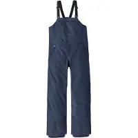 Patagonia - Skidbyxor barn - K's Powder Town Bibs New Navy för UnisexNylon - Barnstorlek M - Marinblå