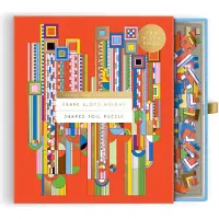 Frank Lloyd Wright Saguaro Forms & Cactus Flowers 750 Piece Shaped Foil Puzzle