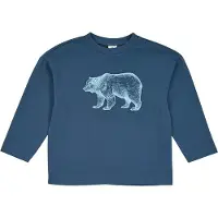Müsli Tröja - Bear - Marinblå - - 7 år (122) - Tröja