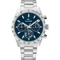 Tommy Hilfiger Navy Dial Stainless Steel Chronograph Watch