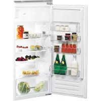 Whirlpool ARG 7342 - Kylskåp med frysfack - inbyggd - fördjupning - bredd: 56 cm - djup: 56 cm - höjd: 122.5 cm - 189 liter - Klass E - stål