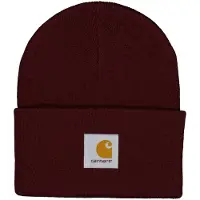 Carhartt WIP - Mössor - Acrylic Watch Hat Amarone för Unisex - Bordeaux