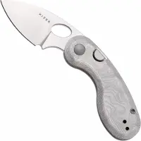 Kizer Cutlery Microbe V2742A11, Satin 14C28N, Turquoise GFN pocket knife, Maksim Epifantsev design