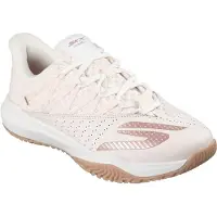 SKECHERS Viper Court Rally Läder Kvinnors Ljusrosa Träningsskor