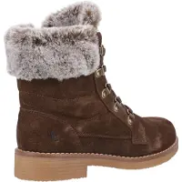 Hush puppies Florence Mocka Kvinna Choklad Bred Passform Vinter Vriststövlar