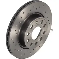 Brembo Bromsskiva 0991671X fram, perforerad, ventilerad, perforerad, 1 Stycke