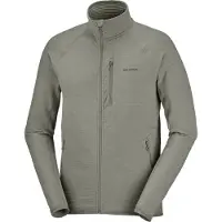 Salomon - Fleece - Sntial Lightwarm FZ M Castor Gray för Unisex - Storlek L - Grå