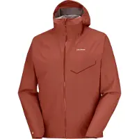 Salomon - Trail running kläder - Bonatti Waterproof Jkt M Burnt Umber för Unisex - Storlek M - Orange