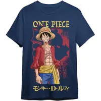 Toei Animation Monkey D Luffy One Piece 2 T-shirt Med Korta ärmar
