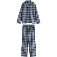 Next Pyjamas lång marinblå / vit